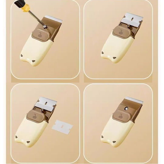 Alista Home Cuțit De Glet Cuţite De Tencuit Cu Mâner Din Plastic Potrivit Pentru Perete Podele Windows Și Articulații 10mm