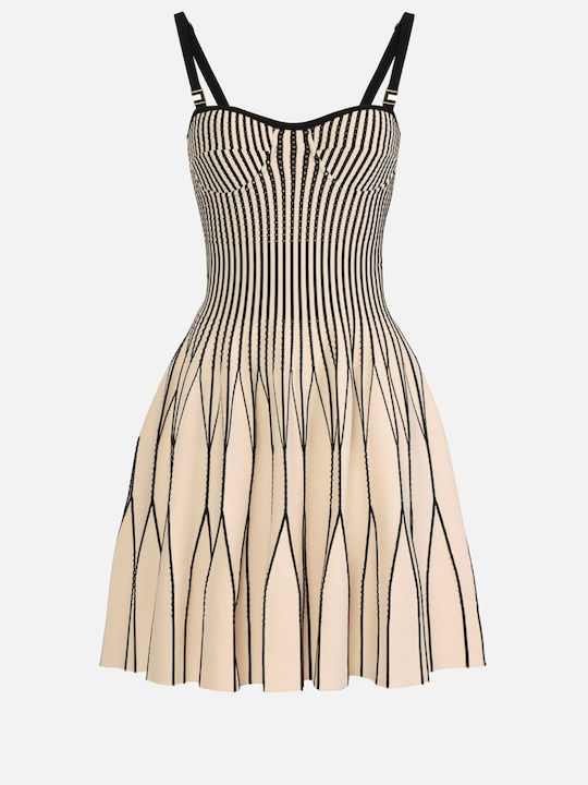 Summer Mini Evening Dress Black/White