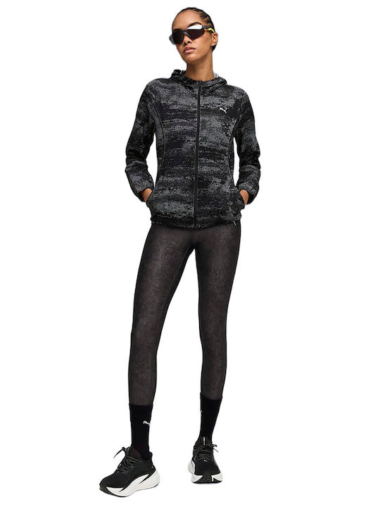 Run Velocity Laufen Frauen Lang Leggings Black