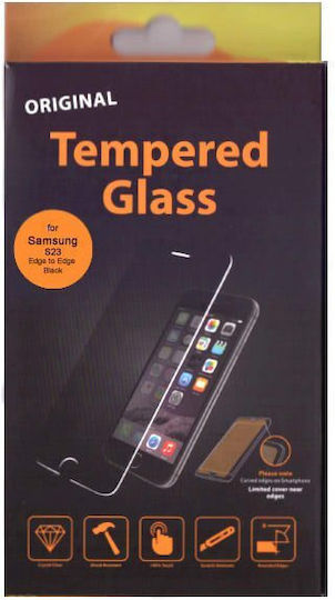 Tempered Glass Negru (Galaxy S23)