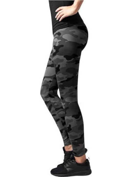 Обучение Женски Дълга легинси Високоталирани Dark Camo