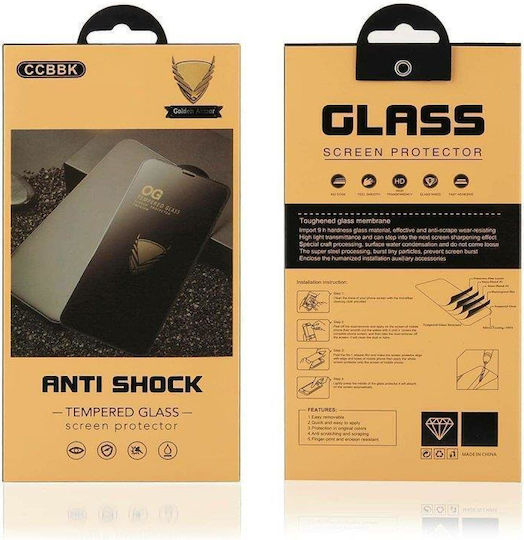 Antishock 0.26mm Full Face Tempered Glass Μαύρο (Galaxy M51)
