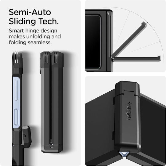 Spigen Tough Book Πλαστικό Μαύρο (Galaxy Z Flip6 / Z Flip7 FE)