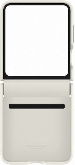 Samsung Flap Eco Leather Book Cream Leather (Galaxy Z Flip5)
