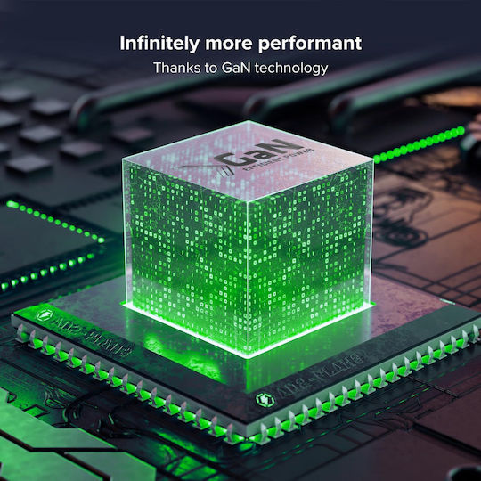 SBS Φορτιστής Χωρίς Καλώδιο GaN με Θύρα USB-C 30W Power Delivery Μαύρος (TRGAN1C30W)
