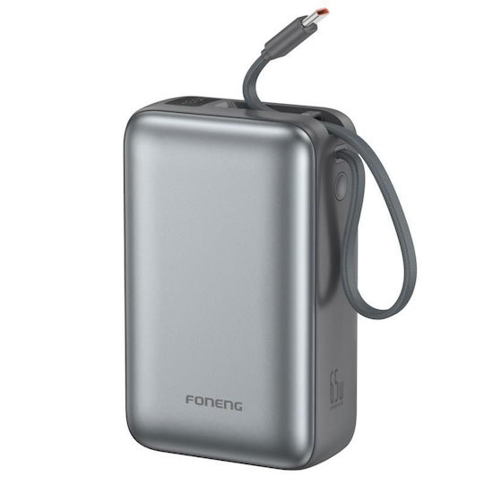 Foneng Φορτιστής με 2 Θύρες USB-A και Καλώδιο micro USB Λευκός (EU30)