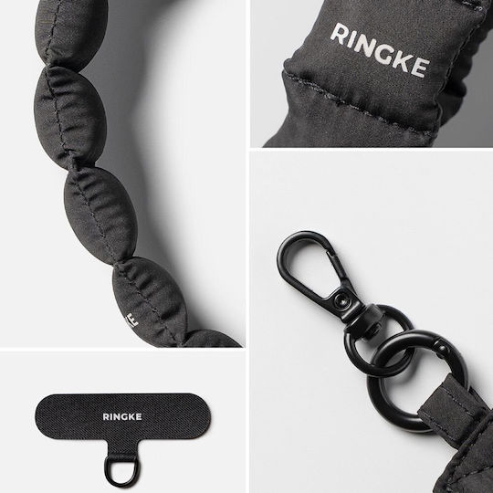 Ringke Holder & Puffer Handgelenkriemen für Handy Calm Schwarz