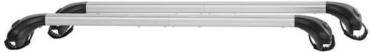 Menabo Folding Aluminum Car Roof Bars Ariete 815-1195 Cm Silver Color Seat Ateca 5 Doors 2016> Raised Rails 55 Cm Max-2 Pieces 12050/mb Mp.12050/mb-220