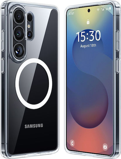 Torras Guardian Magnetic Series Back Cover Σιλικόνης Διάφανο (Galaxy S26 Ultra)