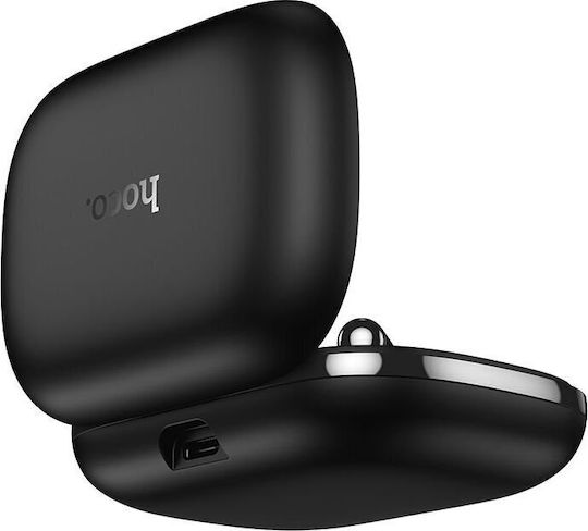 Hoco EW206 Earbud Bluetooth Handsfree Ακουστικά με Αντοχή στον Ιδρώτα και Θήκη Φόρτισης Μαύρα