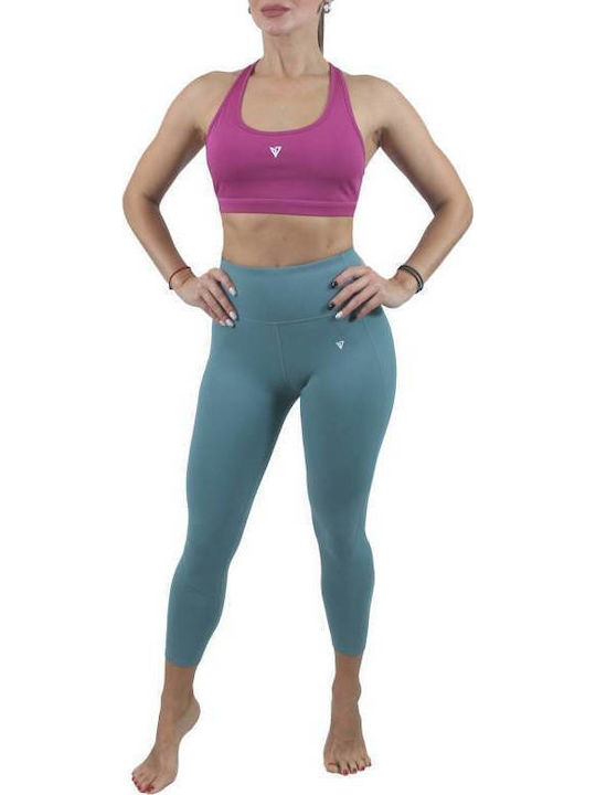 Training Γυναικείο Cropped Κολάν Μπλε