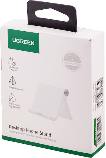 Ugreen Multi-Angle Desk Stand for Mobile Phone in White Colour