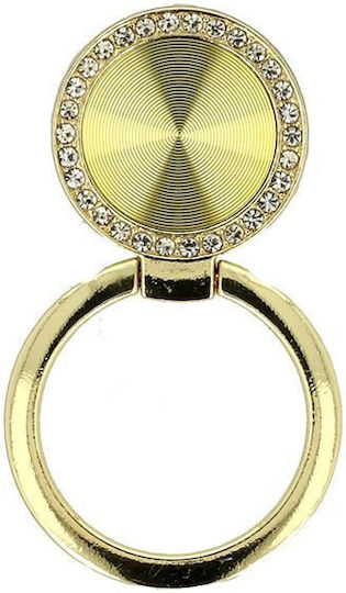 Zircon Ring Holder Κινητού σε Χρυσό χρώμα