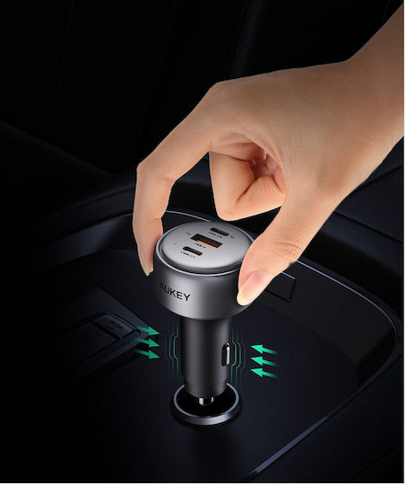 100w Black Car Lighter Charger