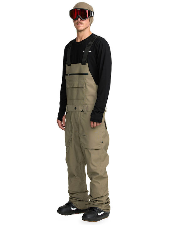 Volcom Roan G1352608-MIL Men's Dungarees for Ski & Snowboard Beige