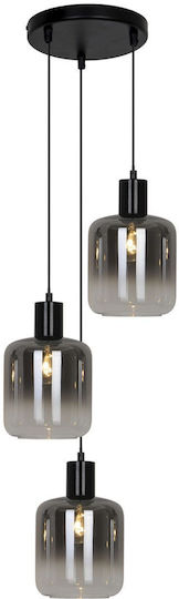 Viokef Adam Adjustable Pendant Light Black with Socket E27 40x40x132cm