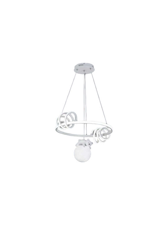 2123 Ceiling Light White LED with Adjustable White Light 50cm
