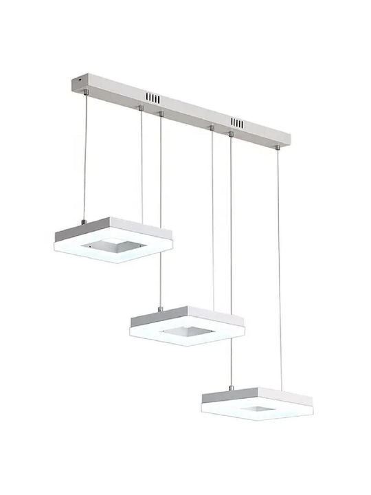 Powertech Hängelampe Weiß Schiene 70x120cm.