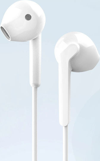 Dudao X3 In-ear Handsfree Earphones With 3.5mm Jack White