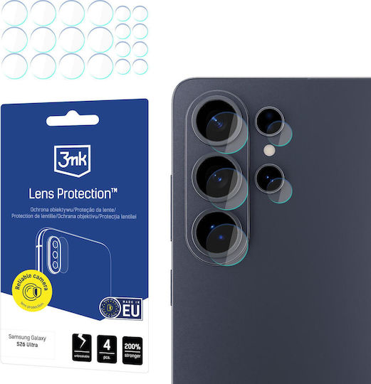 3MK Lens Protection Handy-Kameraschutz Membrane Transparente für das Samsung Galaxy S26 Ultra