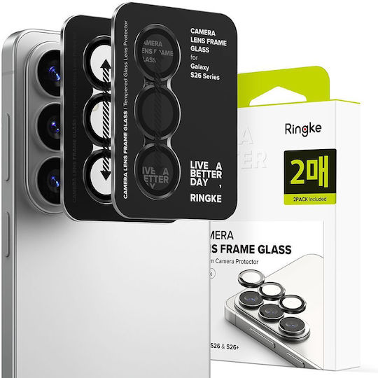 Ringke Kamera Rahmen Schutz 2er Pack Samsung Galaxy S26 S26+ Plus – Schwarz