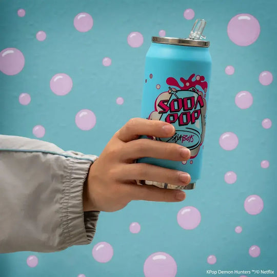 Cinereplicas Can - Soda Pop - K-Pop Demon Hunters Παιδικό Παγούρι Ανοξείδωτο 400ml