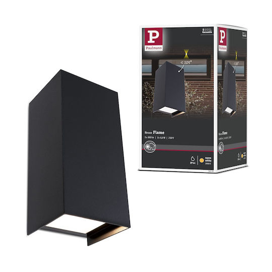 Paulmann Wall-Mounted Outdoor Light LED IP44 5.8W