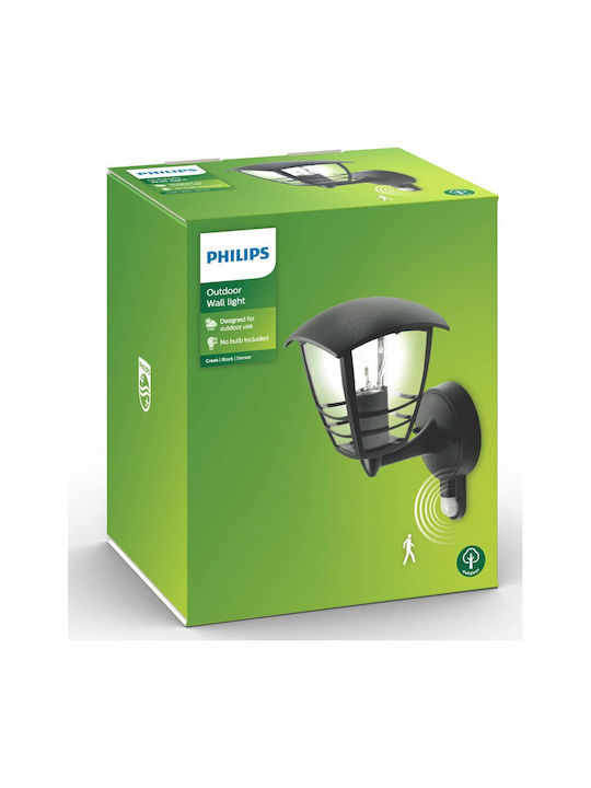 Philips Επιτοίχιο Εξωτερικό Φαναράκι E27 IP44