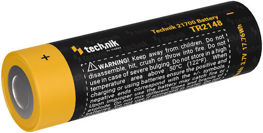 Modee Lighting Επαναφορτιζόμενη Μπαταρία 21700 Li-ion 4800mAh 3.7V