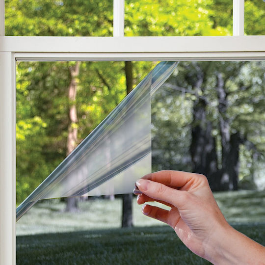 Folie Antisolară pentru Geamuri Auto Oglindă Fumurie 200x80cm