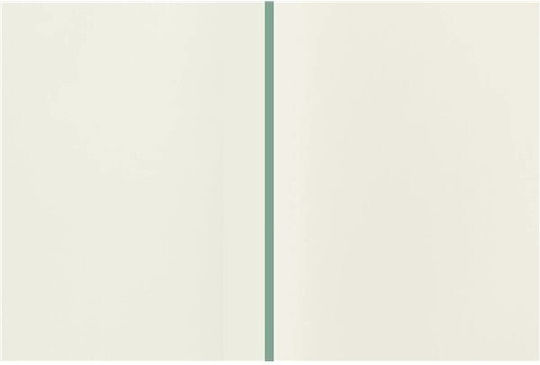 Moleskine Notebook Notepad 120 Sheets with White Pages with Hard Cover and Rubber Band Green