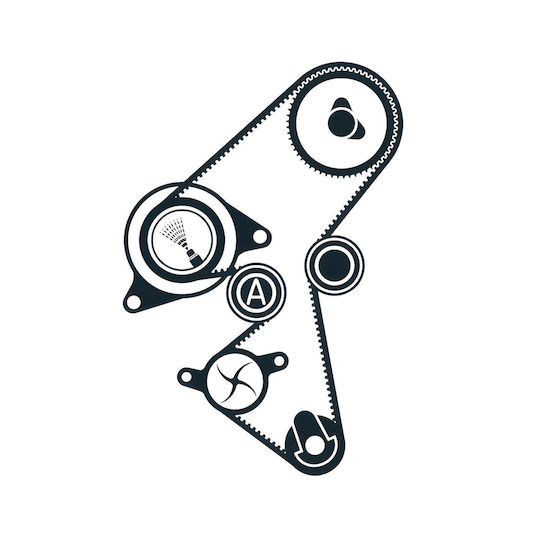 Water Pump Set + Skf Timing Belt