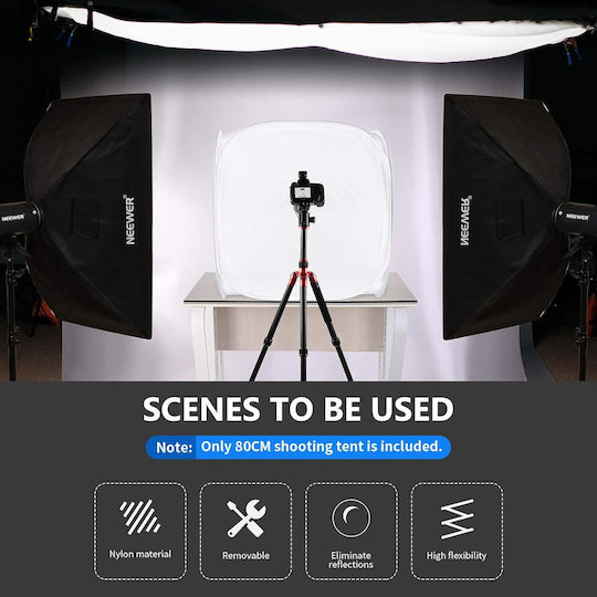 Neewer 60 X 60cm Fotobox Studio Shooting Zelt Lichtwürfel Diffusions Softbox Kit