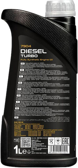 Mannol Diesel Turbo Synthetic Car Oil 5W-40 1lt