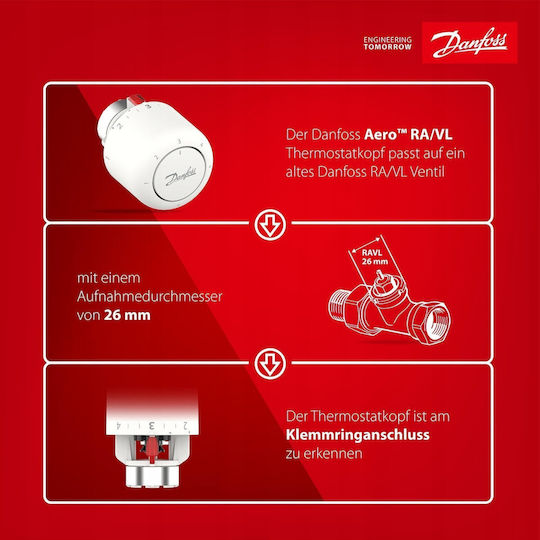 Danfoss Danfoss Aerož Sensors Service Gas Sensor Type Built-in Sensor 7 28 °c Ravl