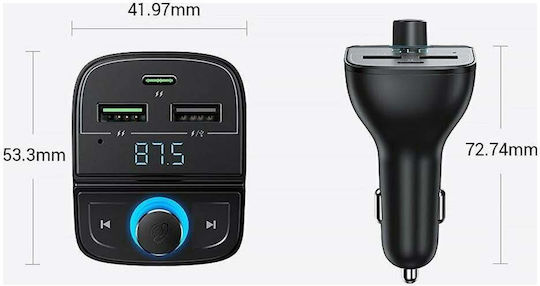 Ugreen FM Transmitter Αυτοκινήτου CD229 με MicroSD / Bluetooth