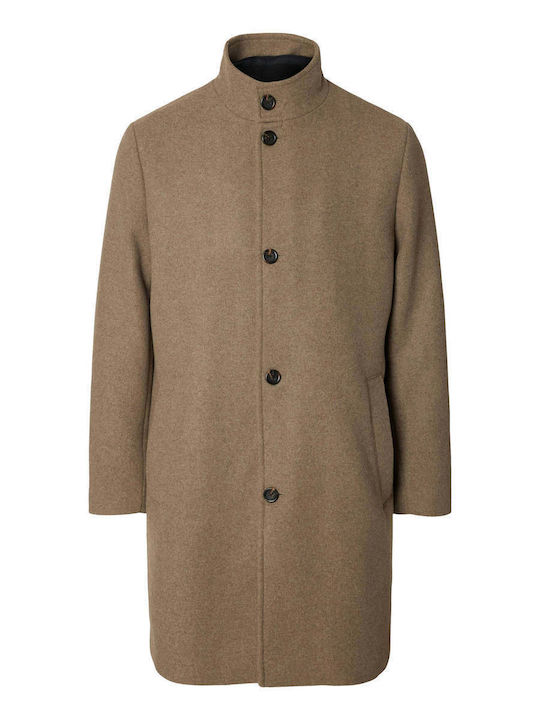 Мъжко палто Beige