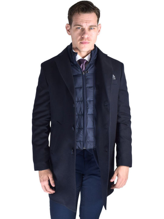 Men's Half Coat Blue
