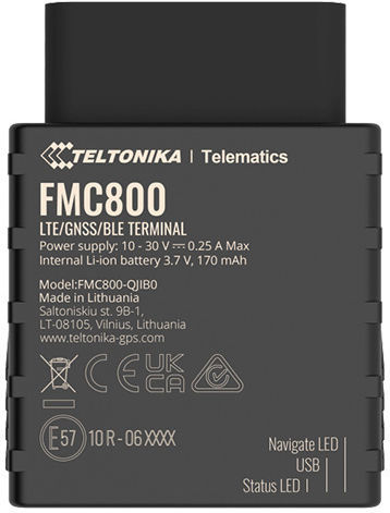 Teltonika FMC800 GPS Tracker Cu 4G Bluetooth Pentru Mașini