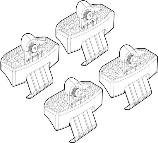 Nordrive Legs for Roof Bars 4pcs