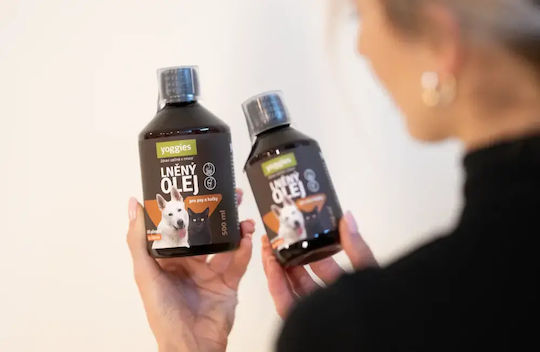 Λινέλαιο Σκύλους Γάτες Yoggies 500 Ml
