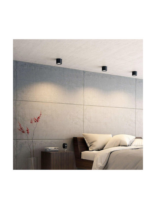 Philips Myliving Phase Μονό LED Θερμό Λευκό Σποτ σε Μαύρο Χρώμα