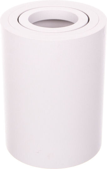 Gtv Single Spot with Socket GU10 in White Color