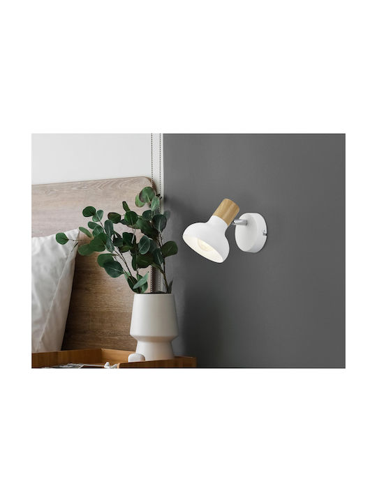 Trio Lighting Μονό Σποτ με Ντουί E14 σε Λευκό Χρώμα