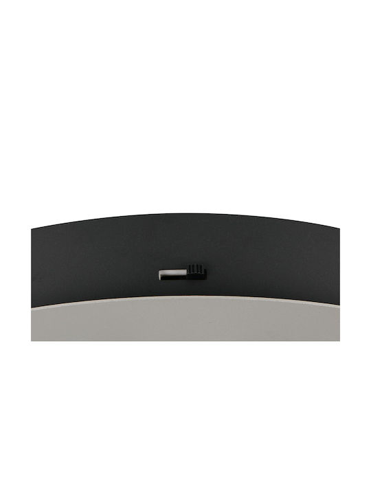 Trio Lighting Romeo Πλαφονιέρα Οροφής Γκρι με Ενσωματωμένο LED
