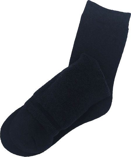 Herren Jagdsocken Frottee Militär Wolle Einfarbig 1 Paar Nr.41-46 Dunkelblau