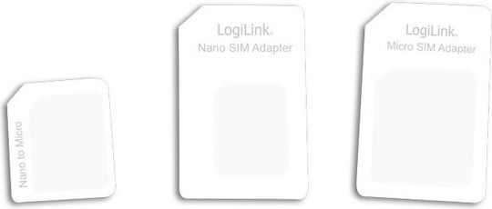 LogiLink Dual SIM Adapter in White color
