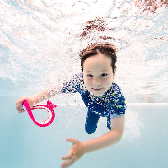 Splash Diving Toy Ring Orange Shark