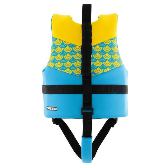 Kids' Life Jacket Cressi Froggy Swim Vest Azure Yellow