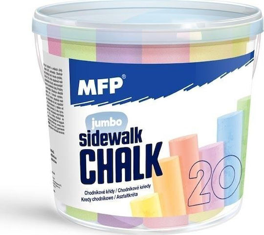 Hârtie Mfp Kreda Chodnikowa Oval 20 Bucăți Amestec De Culori 6320136